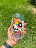 Cowgirl Powerpuff Girls Glass Cup image 3