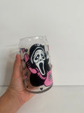 Scream Ghostface Glass Cup image 1