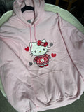 Pink Sweater Season Hello Kitty Hoodie image 1