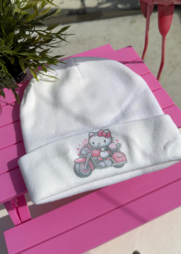 Biker Hello Kitty Beanie image 0