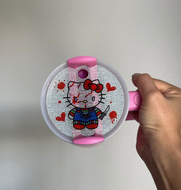 Glitter Chucky Kitty Topper  image 0