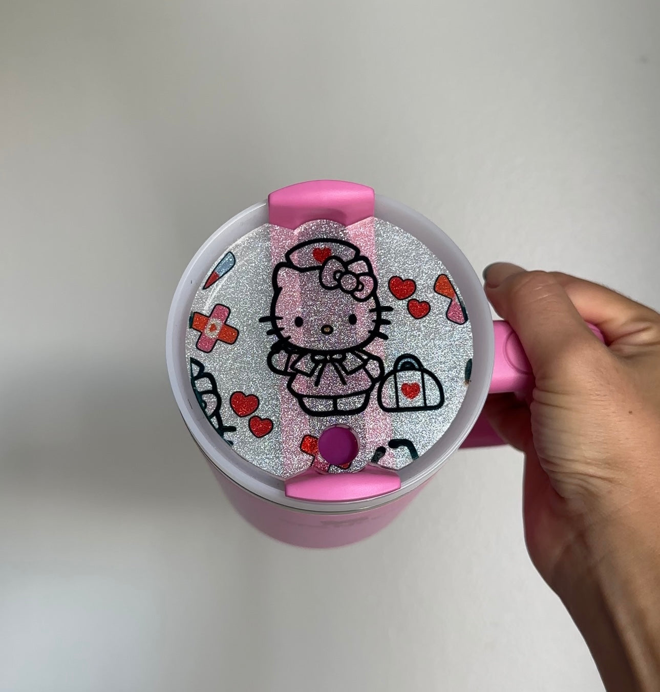 Nurse Kitty Glitter Topper  image 0