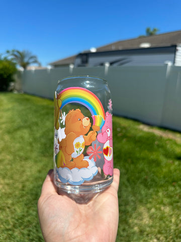 Carebear Glass Cup image 0