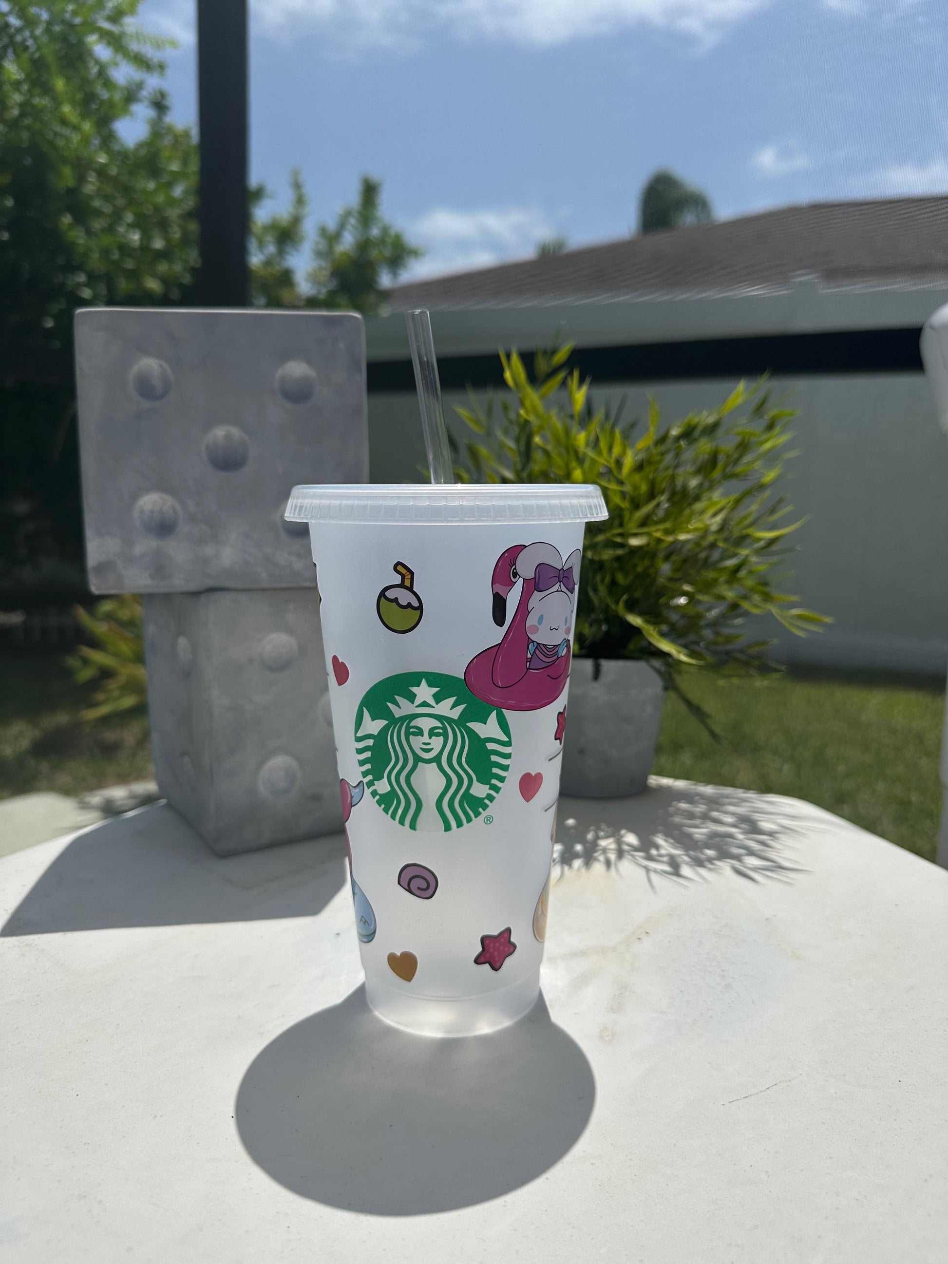 Kawaii Summer Starbucks Cup image 0