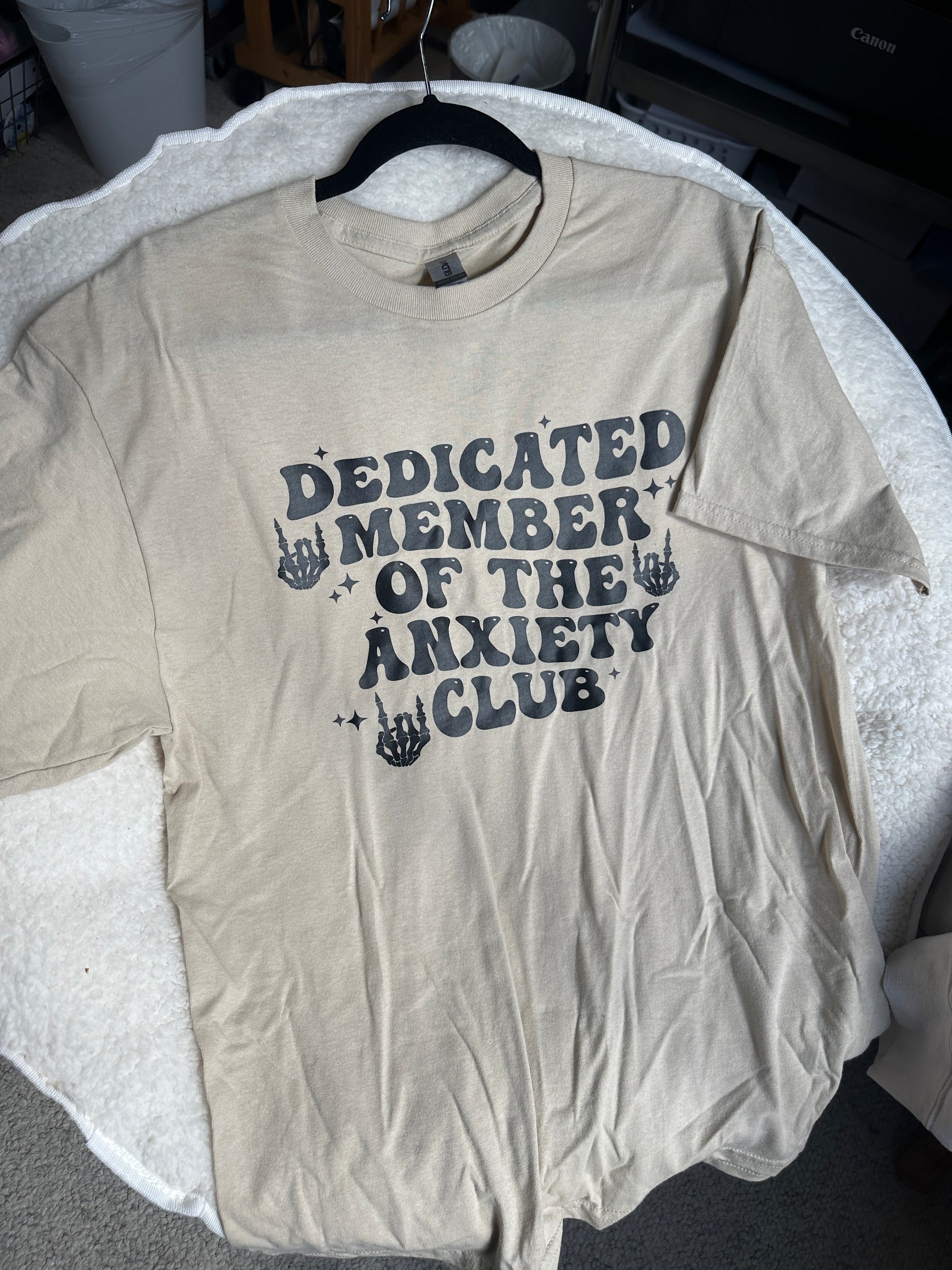 Anxiety Club T Shirt image 1