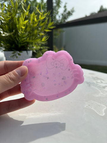 Hello Kitty Shot Glass Coaster/ Mini Tray image 0