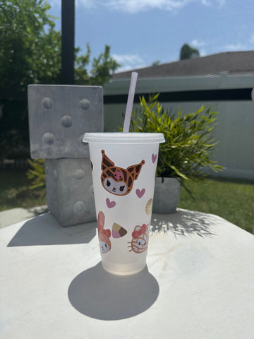 Color Changing Kawaii Concha Cup image 0