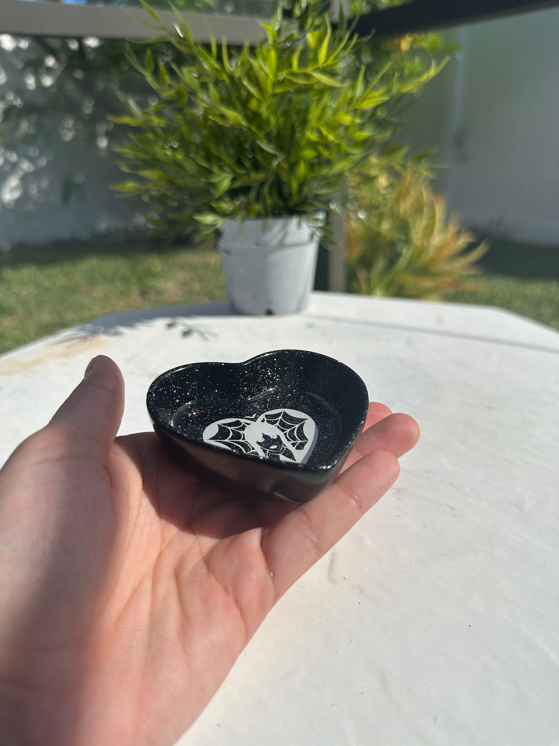 Wednesday Heart Shaped Mini Ashtray image 1