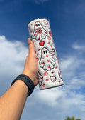 Be my Boo Ghost Valentine Tumbler image 1