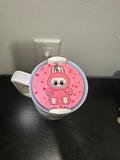 Pink Monster Topper/ Plate image 1