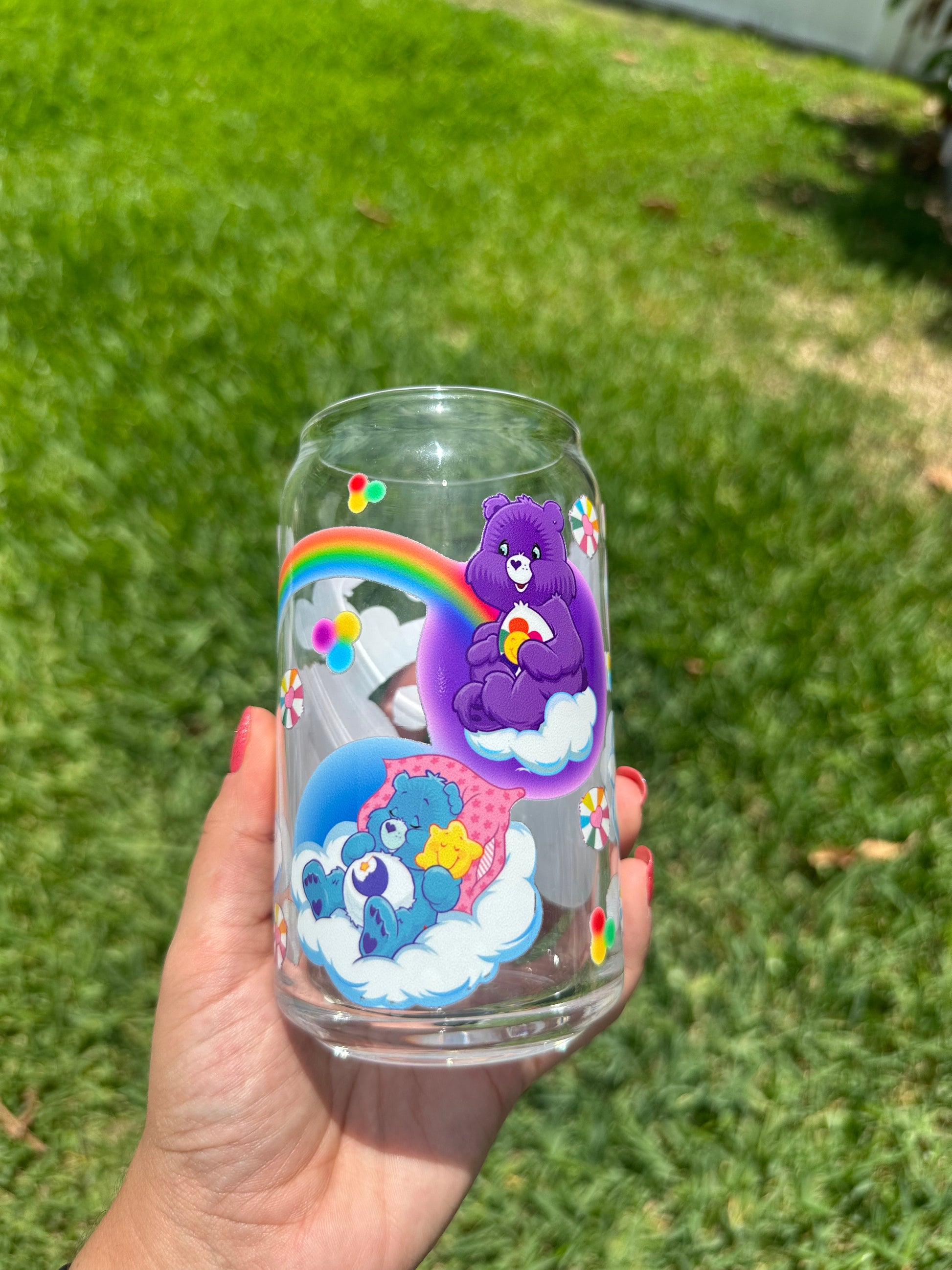 Carebears Glass Cup image 2