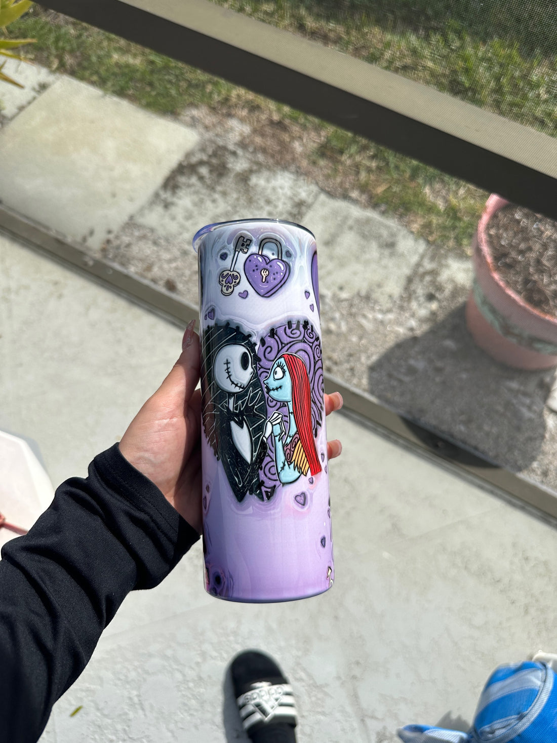 Jack and Sally Tumbler image 0