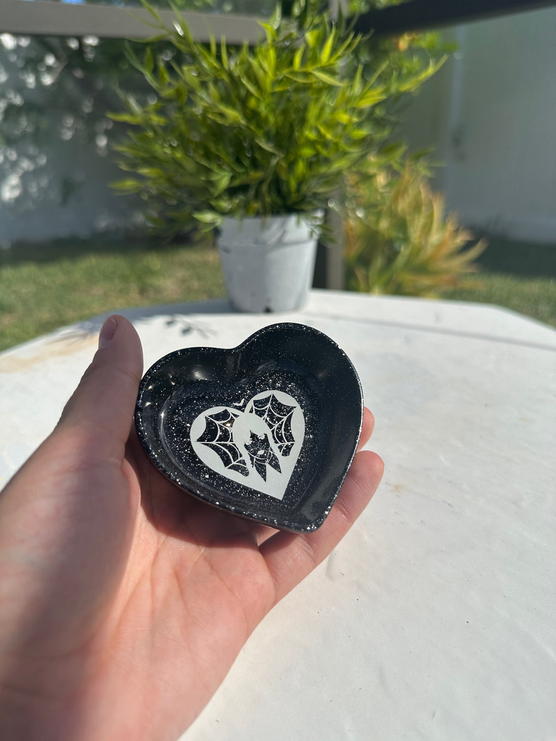 Wednesday Heart Shaped Mini Ashtray image 0