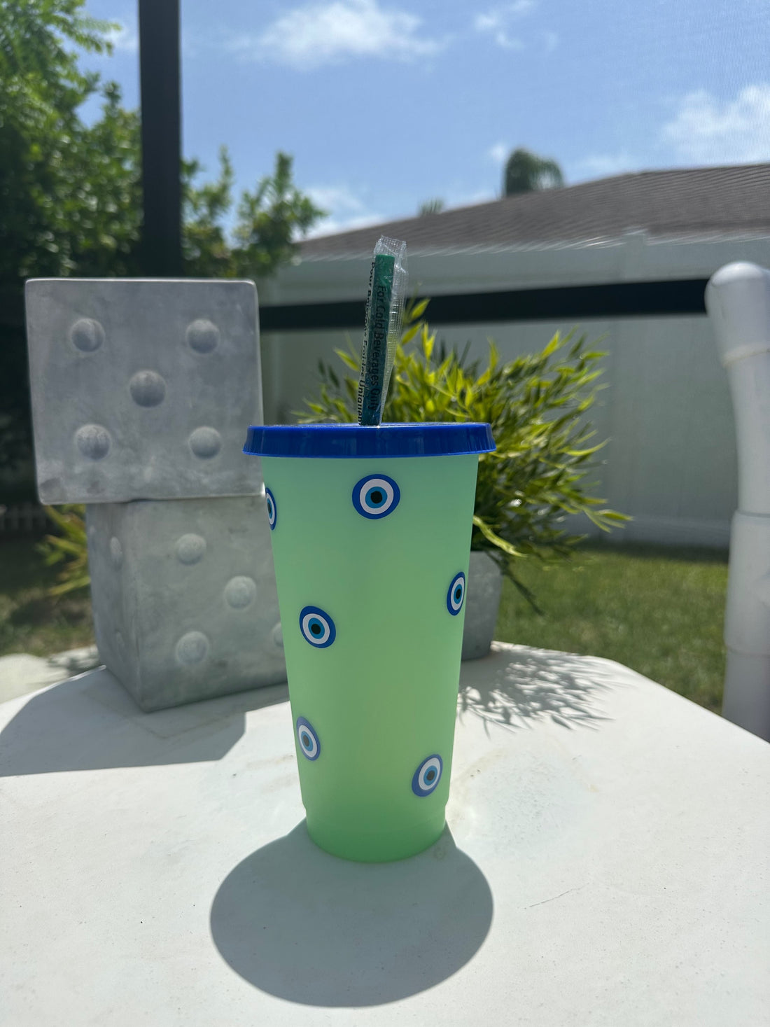 Color Changing Evil Eye Cup image 0