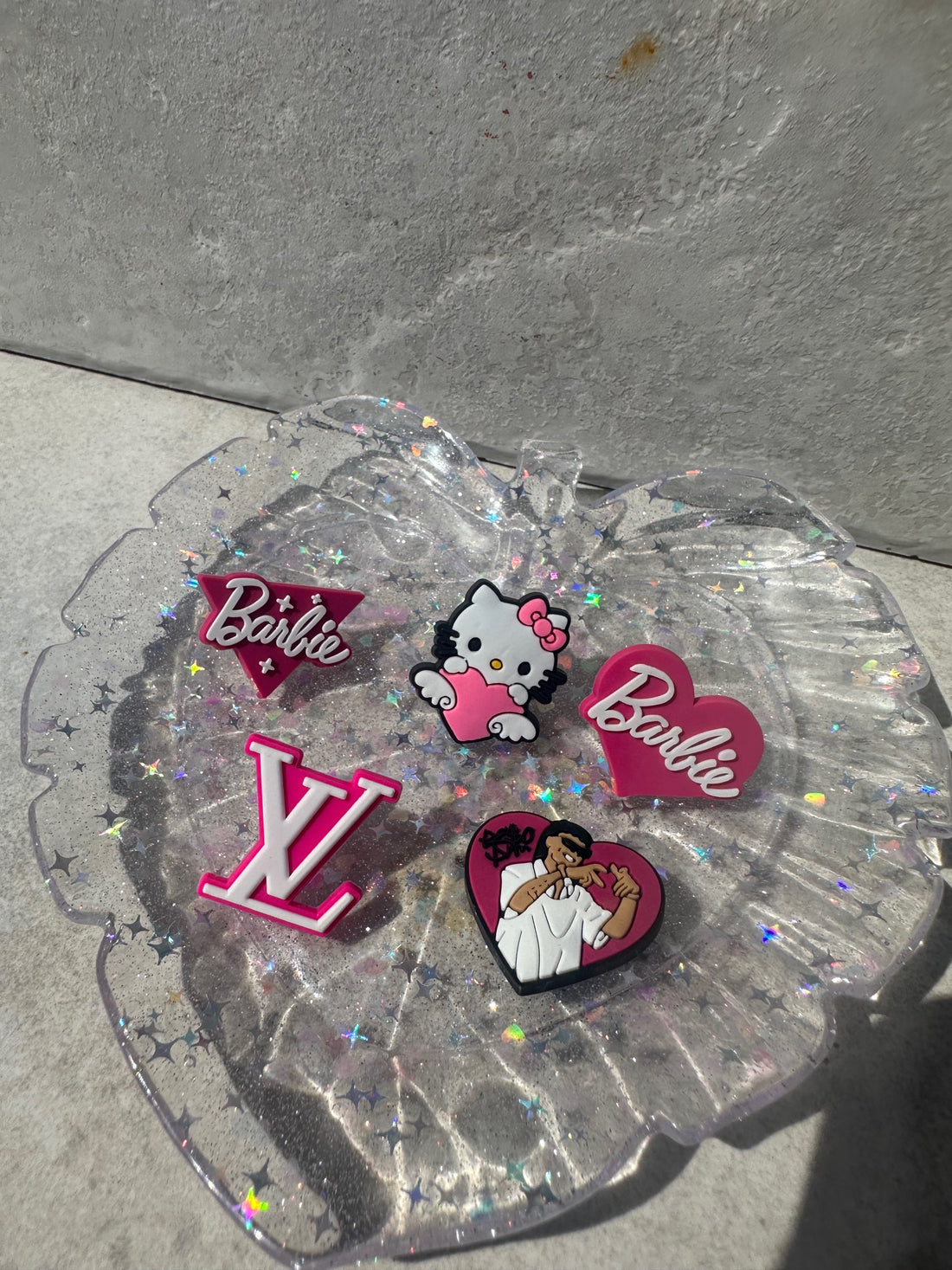 Pink Croc Charms image 0