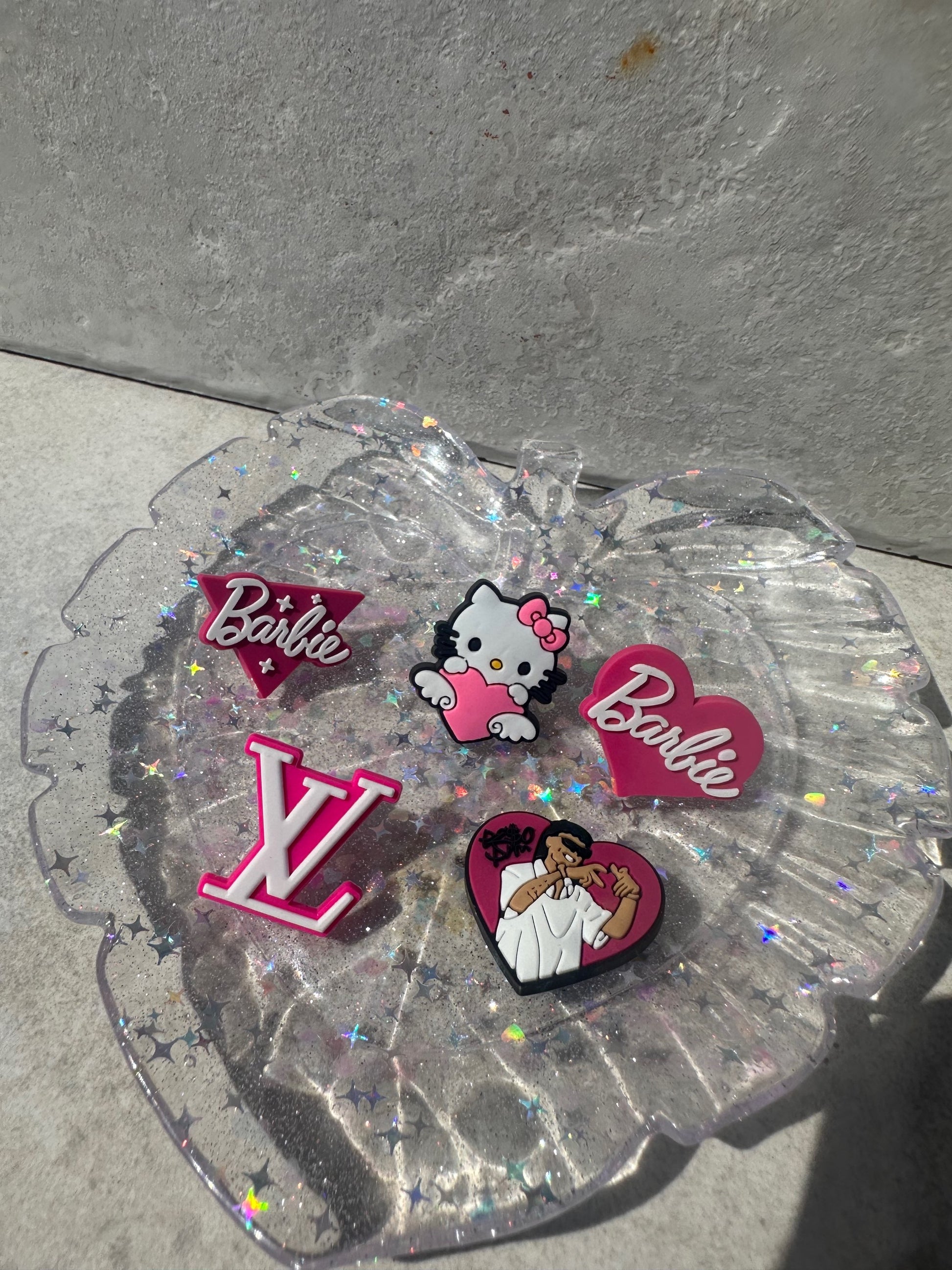 Pink Croc Charms image 0