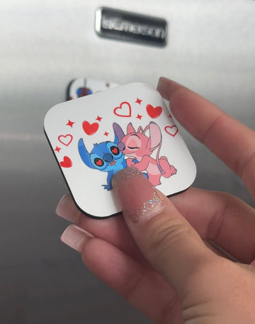 Stitch & Angel Magnet image 0