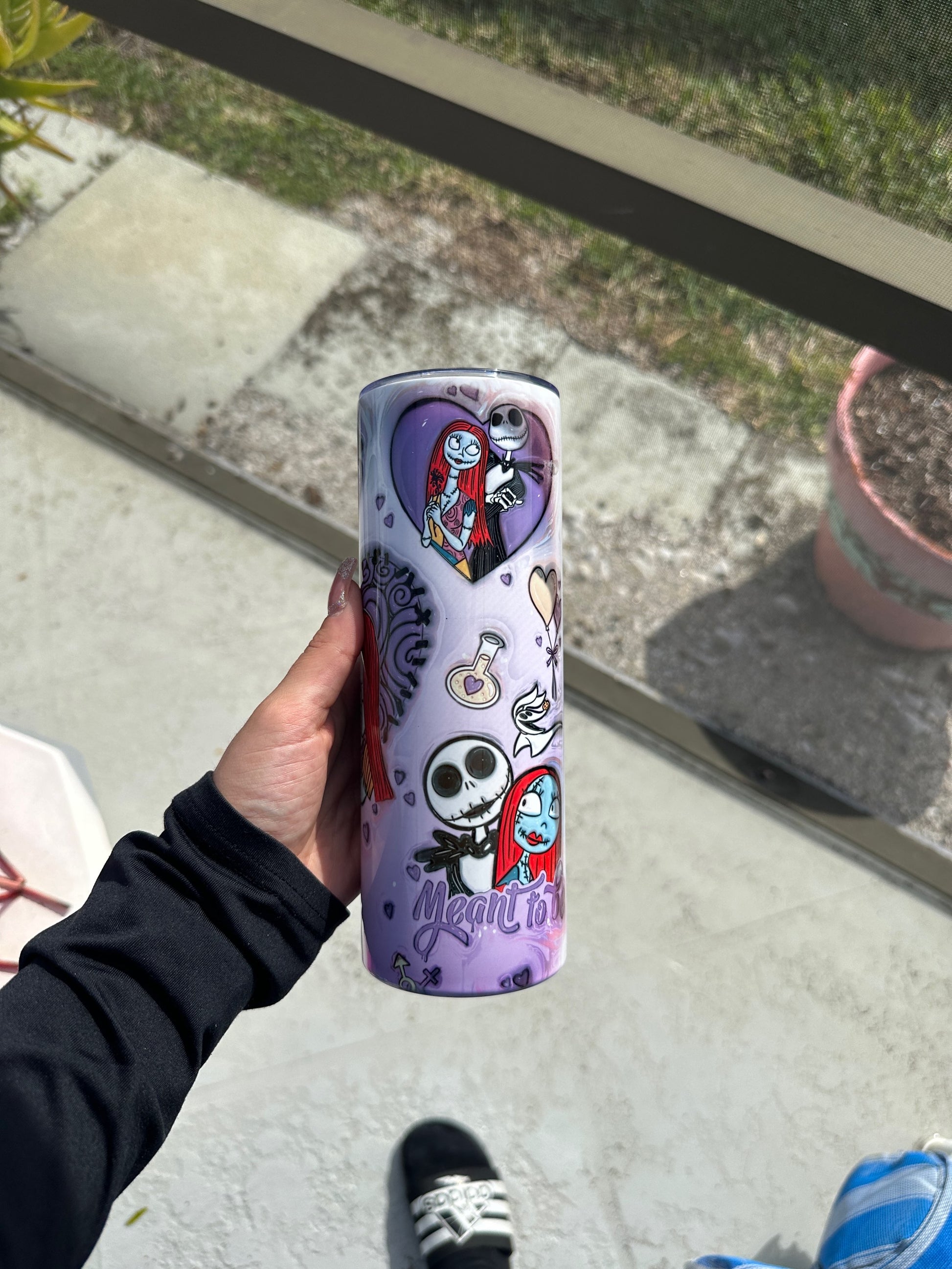 Jack and Sally Tumbler image 2