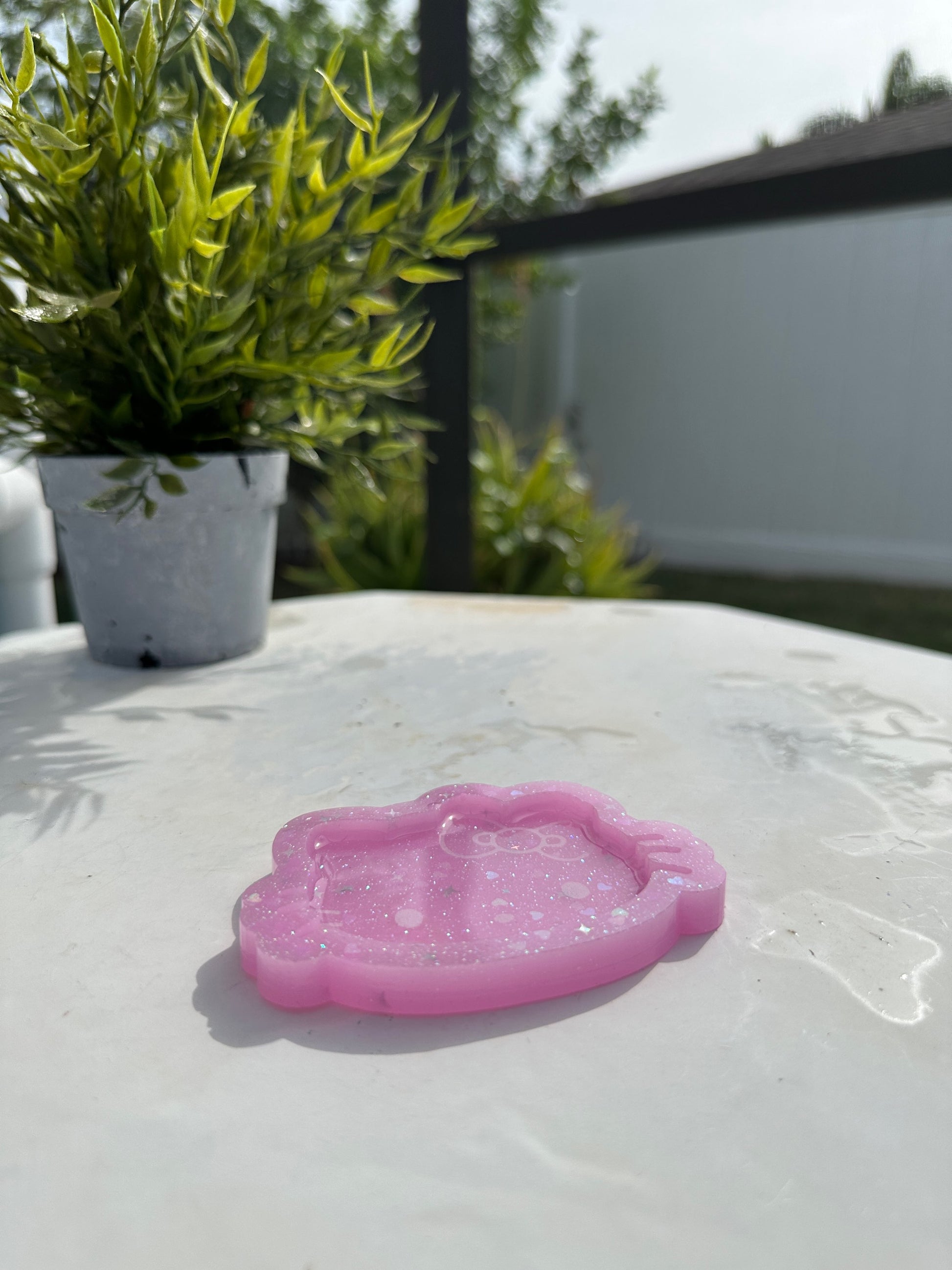 Hello Kitty Shot Glass Coaster/ Mini Tray image 1