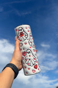 Be my Boo Ghost Valentine Tumbler image 0
