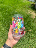 Lisa Frank Glass Cup image 0