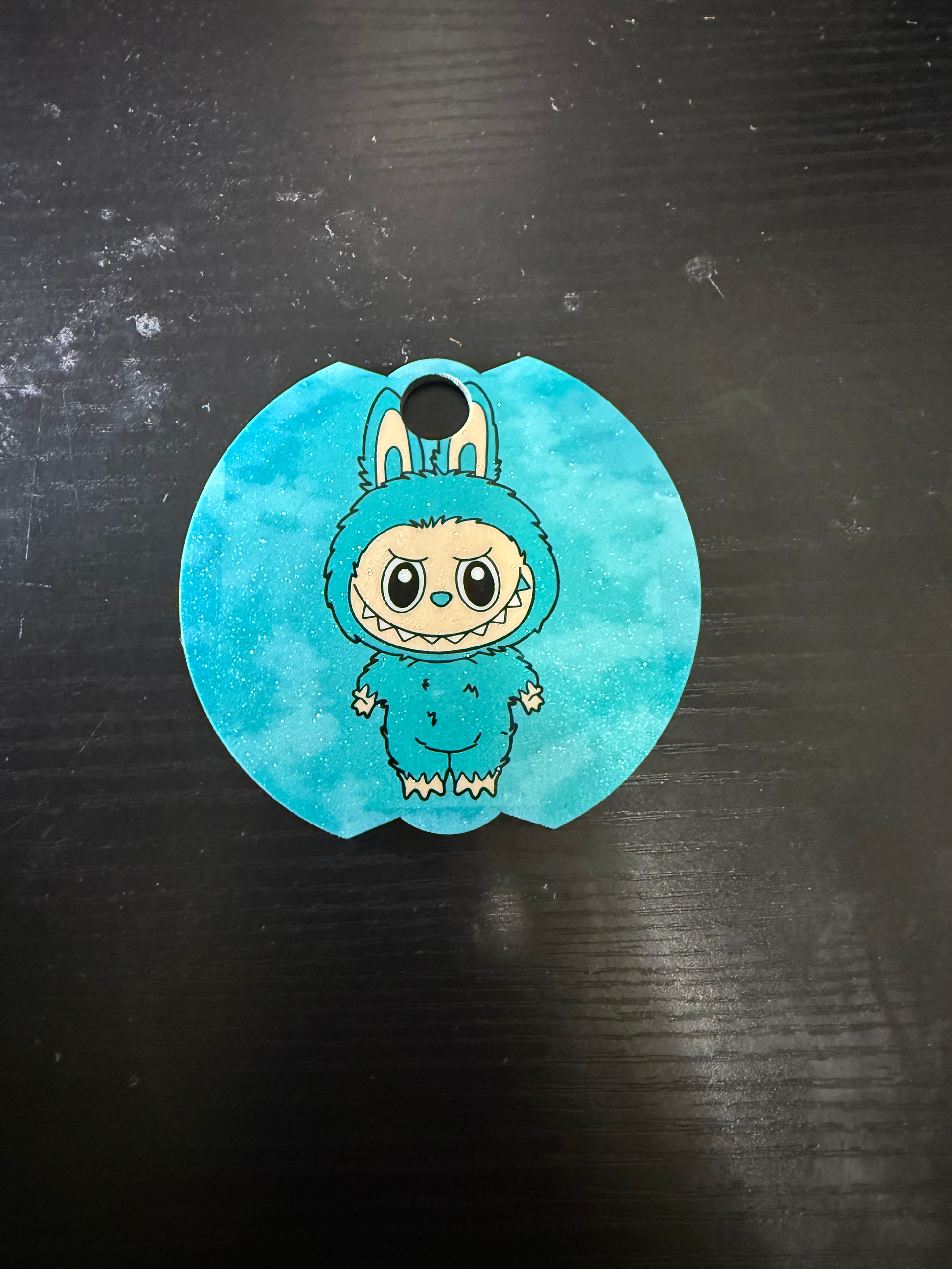 Teal Monster Topper/ Plate image 1