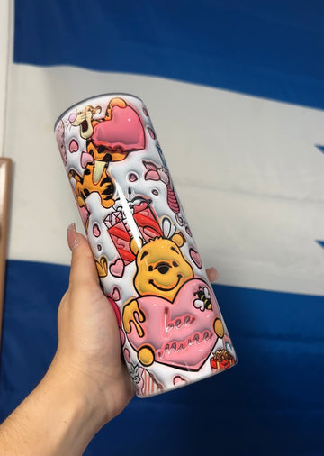 Winnie the Pooh Vday Tumbler image 0