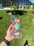 Lisa Frank Glass Cup image 2