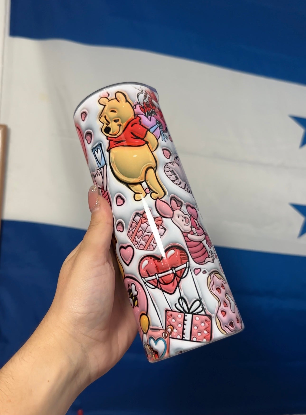 Winnie the Pooh Vday Tumbler image 1