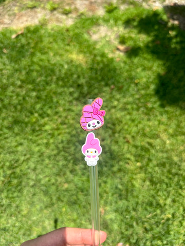 My Melody Kawaii Straw Toppers image 0