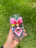 Las Ninas Superpoderosas Glass Cup image 0