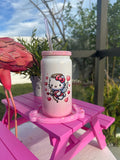 Hello Kitty Cupid Glitter Glass Cup image 0
