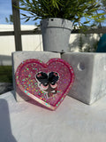 Black Buttercup Fushia Rolling Tray image 2