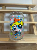 Cowgirl Powerpuff Girls Glass Cup image 2